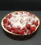 Фото пирог открытый с вишнями и маком