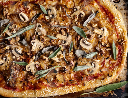 Домашня грибна піца: Рецепт в духовці