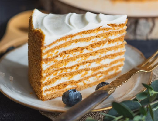 Торт Сметанник – классический рецепт с фото пошагово на кефире